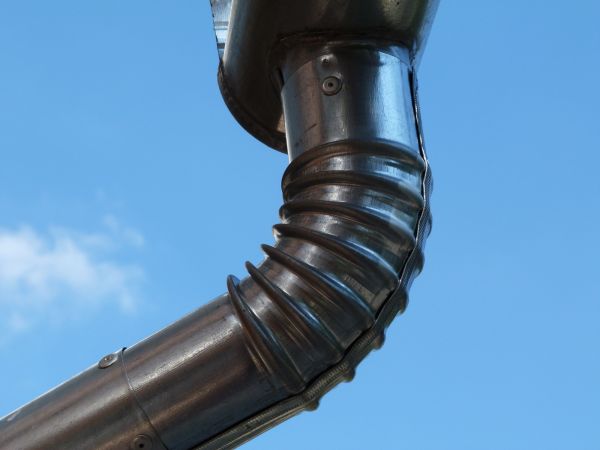 Metal Downspout Installation in Kingsport